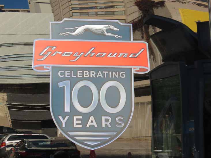 Greyhound Canada Centenary plaque